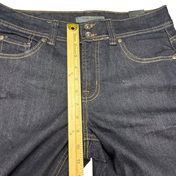 Nine West Jeans Arianna Bootcut Size 6 Waist Rinse Wash Stretch - Picture 13 of 14